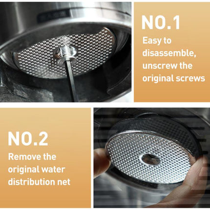 Stainless Steel Shower Screen Espresso Extraction Filter Mesh for Breville 8 Series