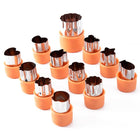 Stainless Steel Irregular Biscuit Mold Fruit Begetable Cutting Mold, 12pcs / Set Orange, 12pcs / Set Pink, 12pcs / Set Red, 12pcs / Set Yellow, 12pcs / Set Blue, 12pcs / Set Green, 12pcs / Set Purple, 12pcs / Set Random Color, 11pcs / Set Random Color - DealBuddy