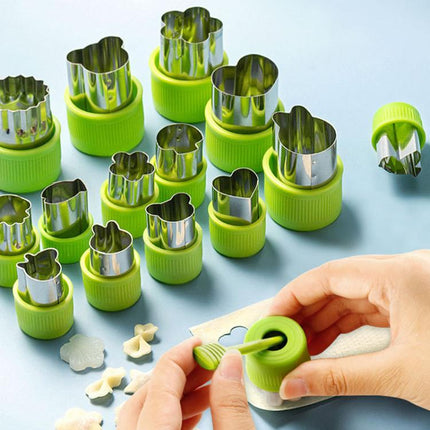 Stainless Steel Irregular Biscuit Mold Fruit Begetable Cutting Mold, 12pcs / Set Orange, 12pcs / Set Pink, 12pcs / Set Red, 12pcs / Set Yellow, 12pcs / Set Blue, 12pcs / Set Green, 12pcs / Set Purple, 12pcs / Set Random Color, 11pcs / Set Random Color - DealBuddy