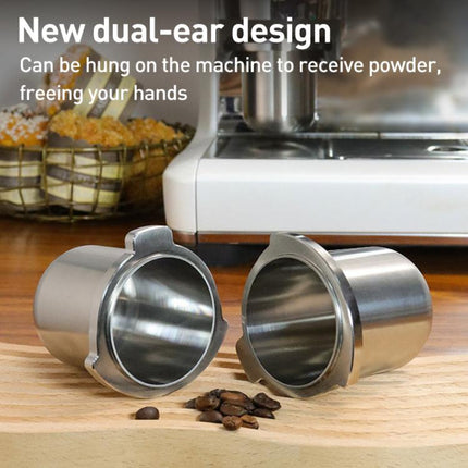 Coffee Machine Handle Stainless Steel Dosing Cup Mug Coffee Powder Feeder For Breville 8 Series, 54mm Compatible Type, 54mm Classic - DealBuddy