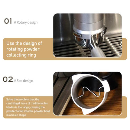 For Breville 8 Series Coffee Machine Handle Rotary Dosing Cup Mug Coffee Powder Feeder