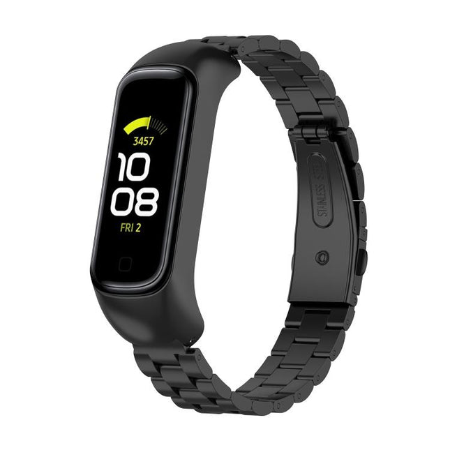 xDfind Metal Frame Integrated Three-beads Steel Watch Band