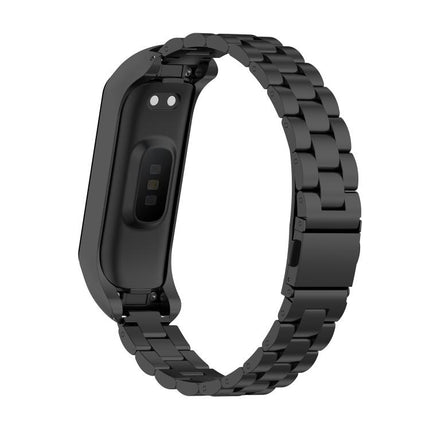 xDfind Metal Frame Integrated Three-beads Steel Watch Band