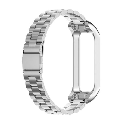 xDfind Metal Frame Integrated Three-beads Steel Watch Band, For Samsung Galaxy Fit 2 - DealBuddy