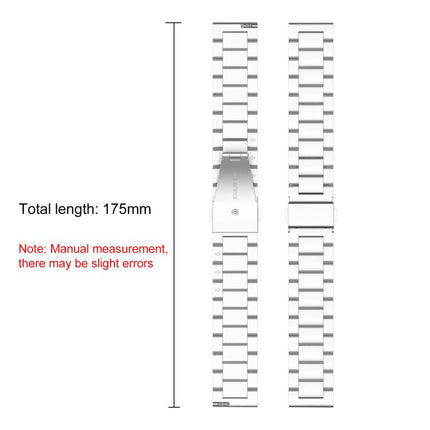 xDfind Metal Frame Integrated Three-beads Steel Watch Band, For Samsung Galaxy Fit 2 - DealBuddy