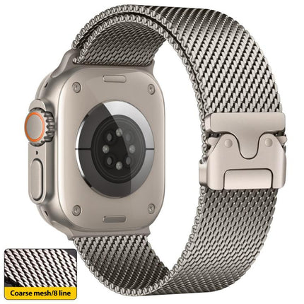 xDfind Umbrella Buckle Think Mesh Milanese Stainless Steel Watch Band