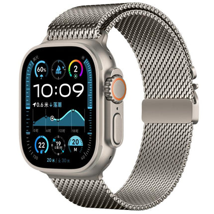 xDfind Umbrella Buckle Think Mesh Milanese Stainless Steel Watch Band, For Apple Watch 46mm / 49mm / 45mm / 44mm Think Mesh - DealBuddy