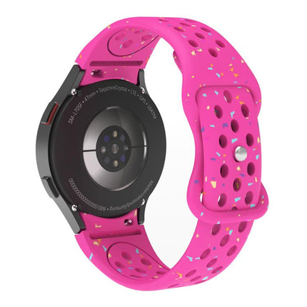 Eco-Friendly Granular Colorful Dots Silicone Watch Band, For Samsung Galaxy Watch 7 40 / 44mm