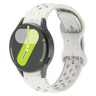 Eco-Friendly Granular Colorful Dots Silicone Watch Band, For Samsung Galaxy Watch 7 40 / 44mm