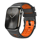 For Apple Watch 46mm / 49mm / 45mm / 44mm / Black Orange