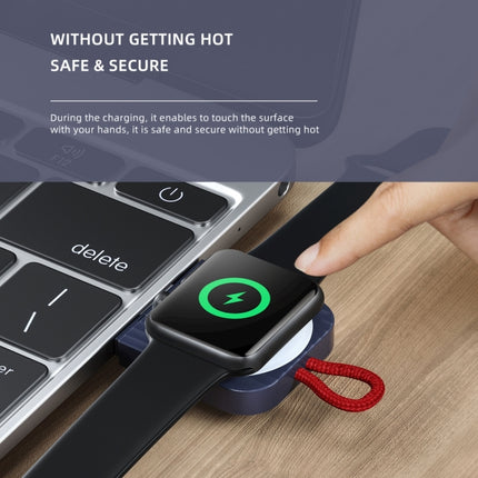 ROCK W26 Portable Magnetic Wireless Charger for Apple Watch Type-C interface