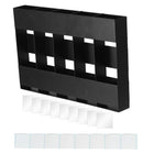 Five-grid Straw Cutlery Metal Storage Rack Kitchen Organizer, without Soft Magnetic Sheet, with 12pcs Soft Magnetic Sheet - DealBuddy