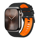 For Apple Watch 46mm / 49mm / 45mm / 44mm / Black Orange