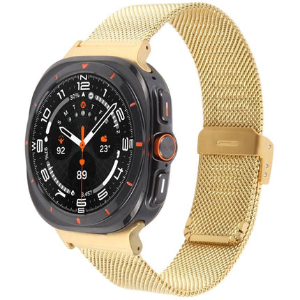 Milanese Integrated Buckle Metal Watch Band