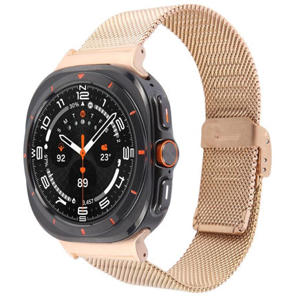 Milanese Integrated Buckle Metal Watch Band