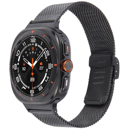 Milanese Integrated Buckle Metal Watch Band