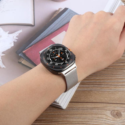 Milanese Integrated Buckle Metal Watch Band
