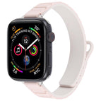 For Apple Watch 42mm / 41mm / 40mm / 38mm / Silver+Pink Starlight
