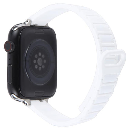 Slim I-shaped Magnetic Silicone Watch Band, For Apple Watch 46mm / 49mm / 45mm / 44mm, For Apple Watch 42mm / 41mm / 40mm / 38mm - DealBuddy