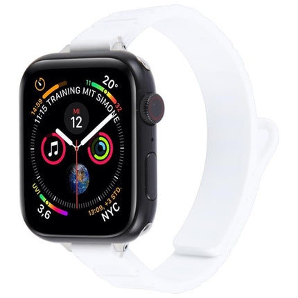 Slim I-shaped Magnetic Silicone Watch Band, For Apple Watch 46mm / 49mm / 45mm / 44mm, For Apple Watch 42mm / 41mm / 40mm / 38mm - DealBuddy