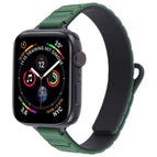 For Apple Watch 46mm / 49mm / 45mm / 44mm / Black+Green Black