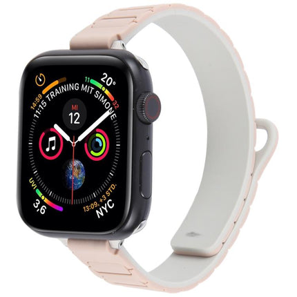 Slim I-shaped Magnetic Silicone Watch Band, For Apple Watch 46mm / 49mm / 45mm / 44mm, For Apple Watch 42mm / 41mm / 40mm / 38mm - DealBuddy