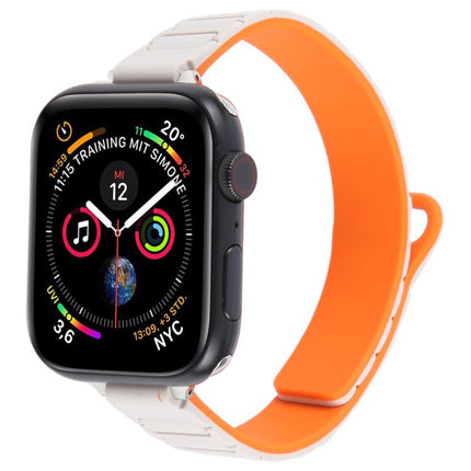 Slim I-shaped Magnetic Silicone Watch Band, For Apple Watch 46mm / 49mm / 45mm / 44mm, For Apple Watch 42mm / 41mm / 40mm / 38mm - DealBuddy