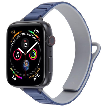 Slim I-shaped Magnetic Silicone Watch Band, For Apple Watch 46mm / 49mm / 45mm / 44mm, For Apple Watch 42mm / 41mm / 40mm / 38mm - DealBuddy