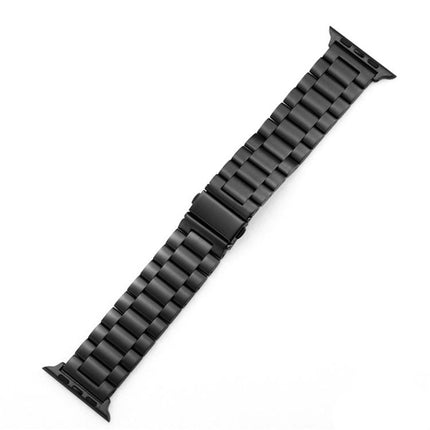 xDfind Three Beads Fold Buckle Stainless Steel Watch Band, For Apple Watch 42 / 44 / 45 / 46 / 49mm, For Apple Watch 38 / 40 / 41 / S10 42mm - DealBuddy