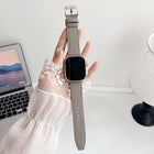 xDfind Black Shark Fine Grain Leather Watch Band