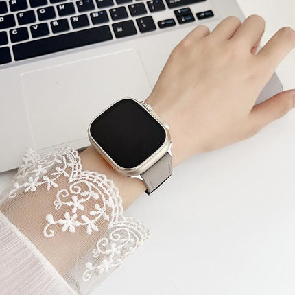 xDfind Black Shark Fine Grain Leather Watch Band - DealBuddy