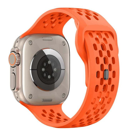 xDfind Mesh Reverse Buckle Silicone Watch Band