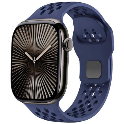 xDfind Mesh Reverse Buckle Silicone Watch Band - DealBuddy