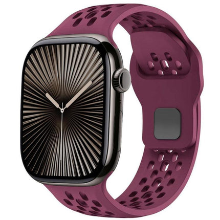 xDfind Mesh Reverse Buckle Silicone Watch Band - DealBuddy