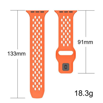 xDfind Mesh Reverse Buckle Silicone Watch Band