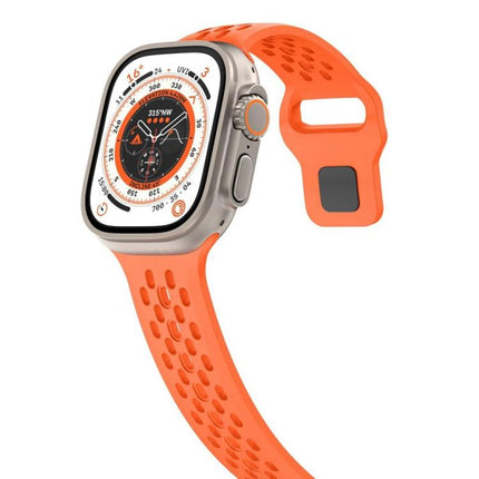 xDfind Mesh Reverse Buckle Silicone Watch Band - DealBuddy