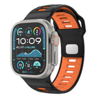 For Apple Watch 46mm / 49mm / 45mm / 44mm / Black Orange