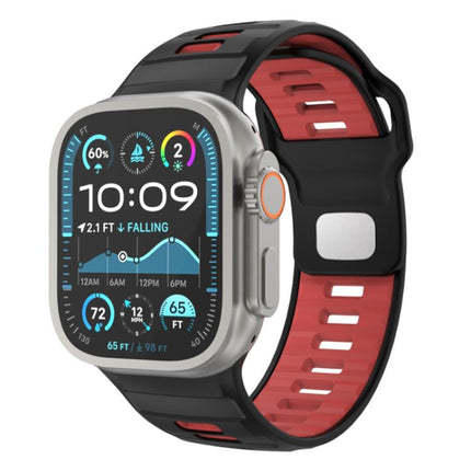 Checkered Reverse Buckle Silicone Watch Band