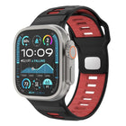 Checkered Reverse Buckle Silicone Watch Band