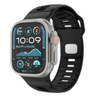 Checkered Reverse Buckle Silicone Watch Band