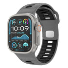 Checkered Reverse Buckle Silicone Watch Band