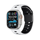 Dual-Color Mecha Armor Silicone Watch Band