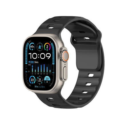 Dual-Color Mecha Armor Silicone Watch Band