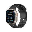 Dual-Color Mecha Armor Silicone Watch Band