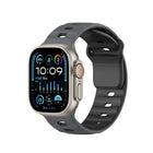 Dual-Color Mecha Armor Silicone Watch Band