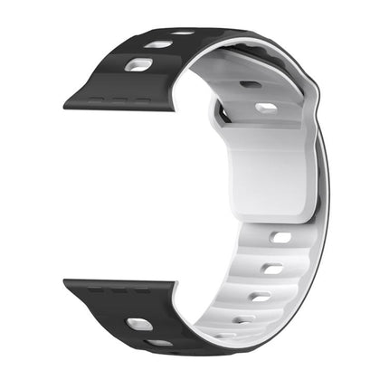 Dual-Color Mecha Armor Silicone Watch Band