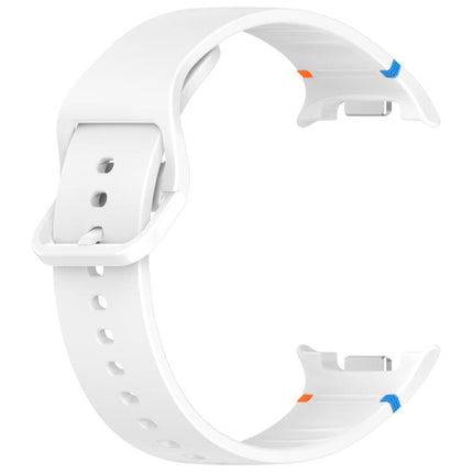 For Samsung Galaxy Watch8 Classic 46mm / Watch8 44mm / 40mm xDfind Stitched Solid Color Silicone Watch Band - DealBuddy