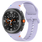 For Samsung Galaxy Watch8 Classic 46mm / Watch8 44mm / 40mm xDfind Stitched Solid Color Silicone Watch Band - DealBuddy