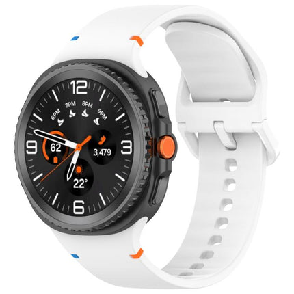 For Samsung Galaxy Watch8 Classic 46mm / Watch8 44mm / 40mm xDfind Stitched Solid Color Silicone Watch Band - DealBuddy