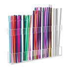 YX166 Acrylic Straw Wall Mount Bracket, with Double Sided Adhesion Stickers